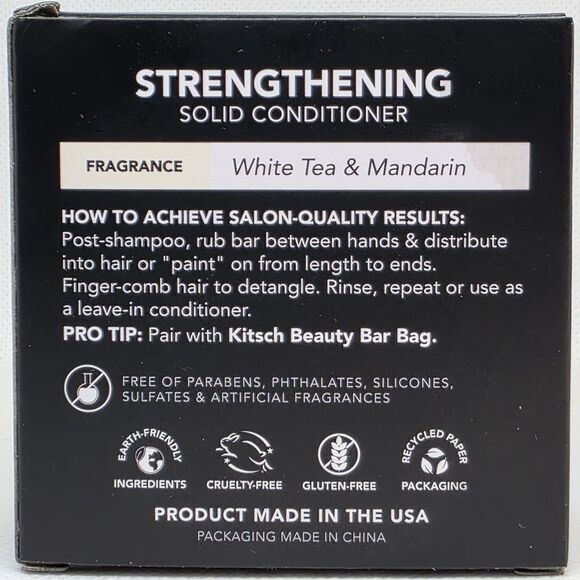 Kitsch Strengthening, Solid Shampoo And Conditioner, Rice Water Protein - Picture 7 of 9